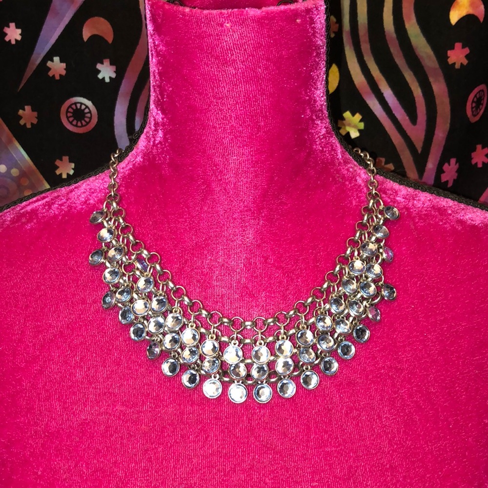 Blue Crystal Necklace